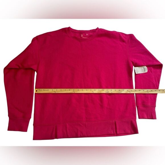 Xersion Womens Super Soft Fleece Crew Neck Long Sleeve Sweatshirt size XL - Picture 3 of 7